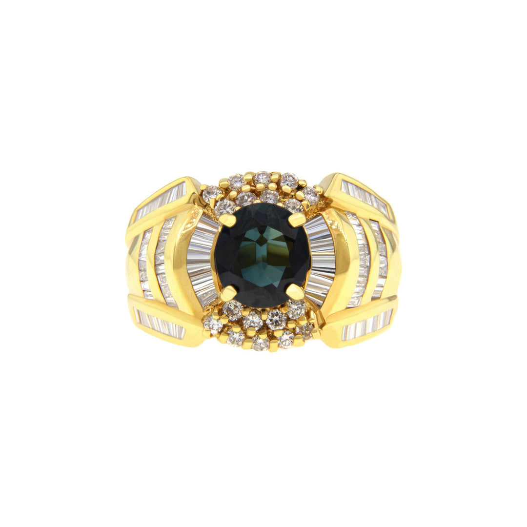 Vintage Gold Ring with Sapphire