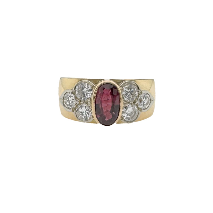 Vintage Gold Ring with Ruby