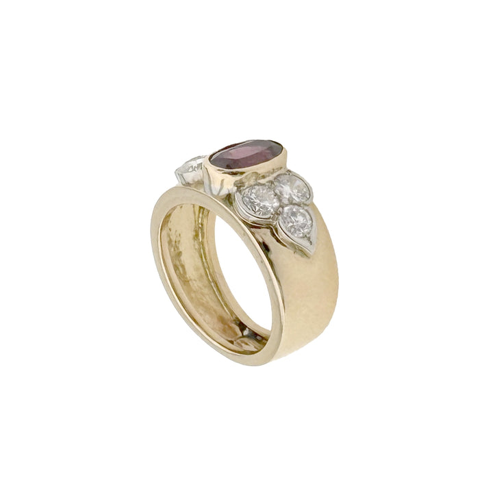 Vintage Gold Ring with Ruby