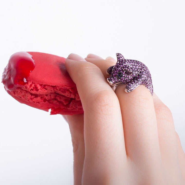 RING SAPPHIRES ANIMALIER