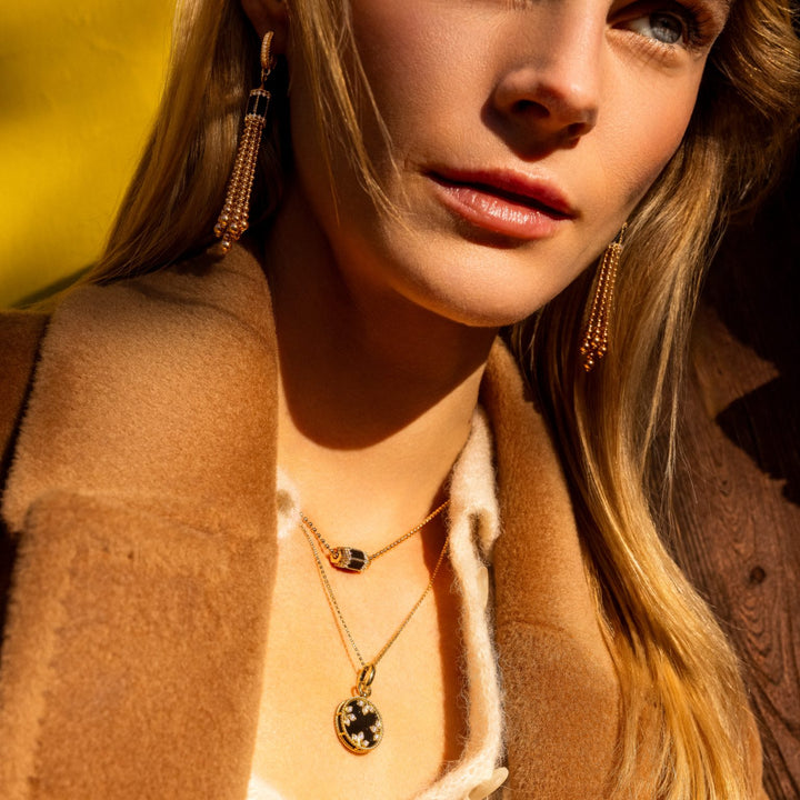 VENETIAN MEDALLIONS COLLAR WITH DIAMONDS