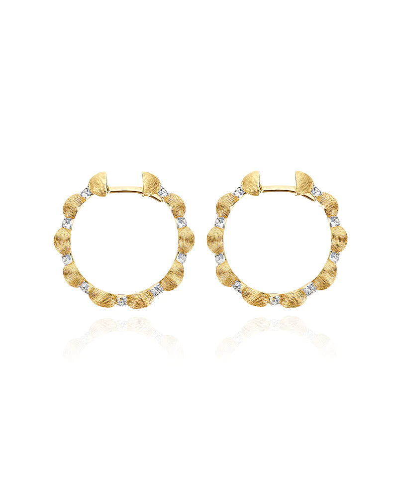 Just Dance Hoop Earrings, Gold main image 0