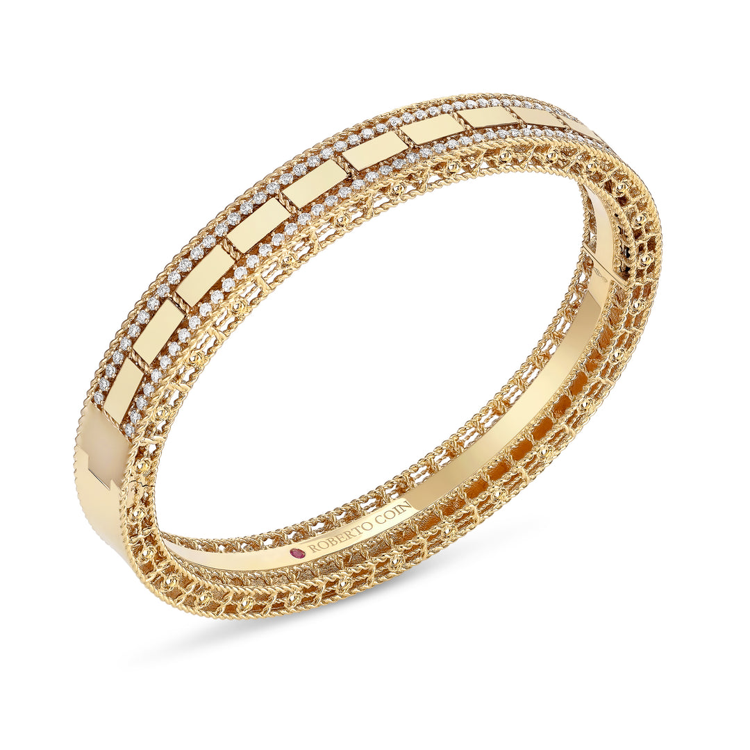 ART DECO BANGLE WITH DIAMONDS