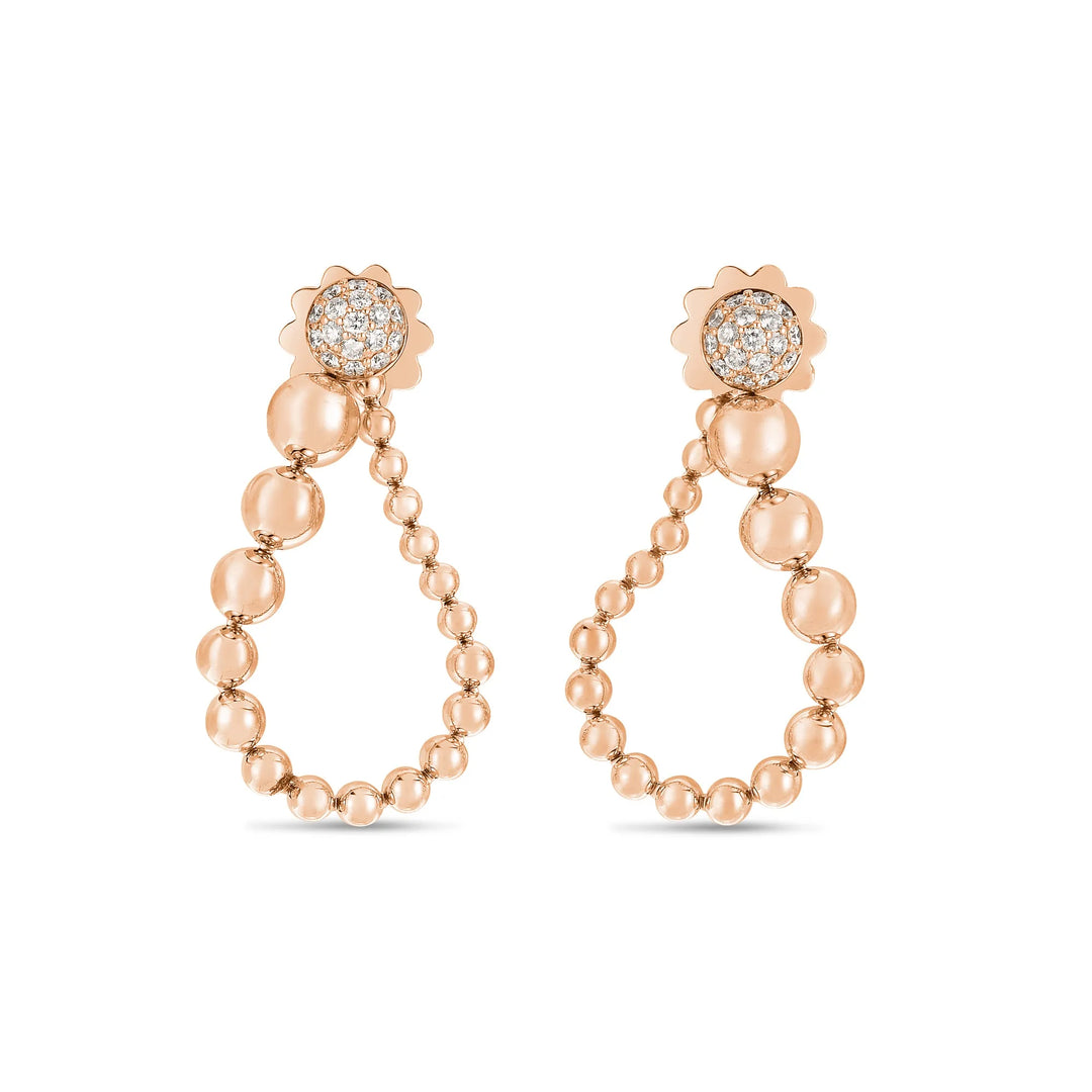 ART DECO EARRINGS WITH DIAMONDS