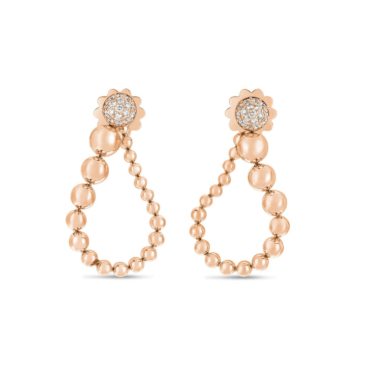 ART DECO EARRINGS WITH DIAMONDS