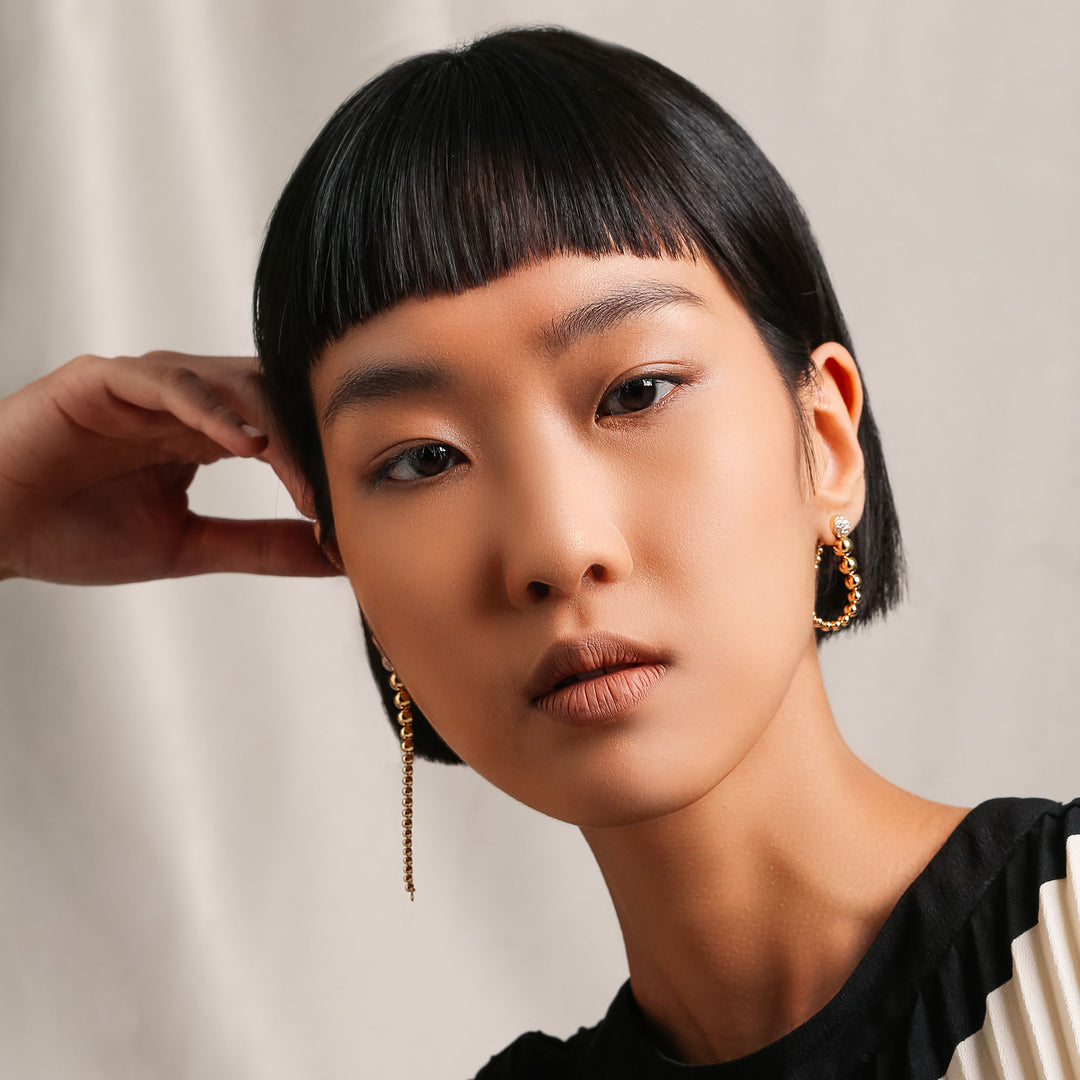 ART DECO EARRINGS WITH DIAMONDS