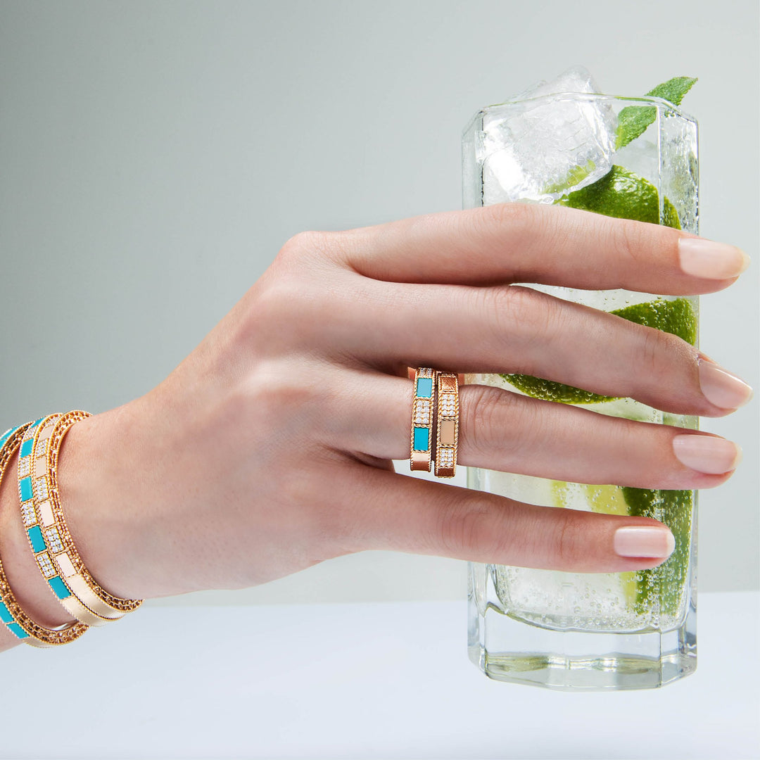 ART DECO RING WITH DIAMONDS