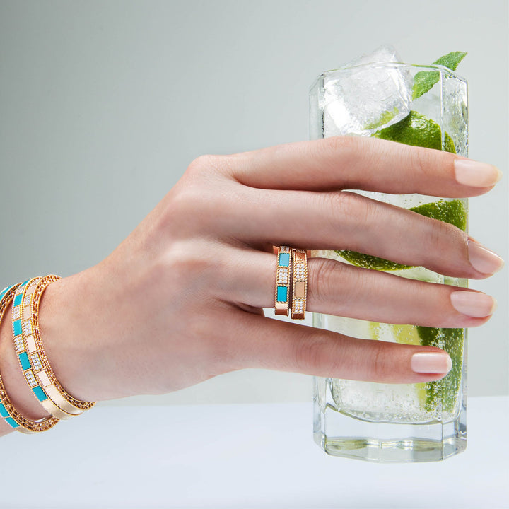 ART DECO RING WITH DIAMONDS