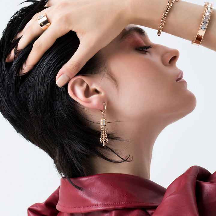 ART DECO EARRINGS WITH DIAMONDS