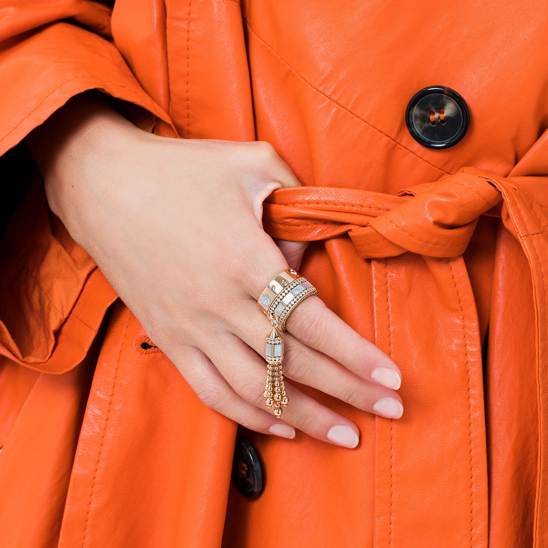 ART DECO RING WITH DIAMONDS