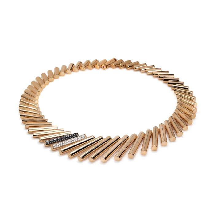 DOMINO NECKLACE WITH DIAMONDS