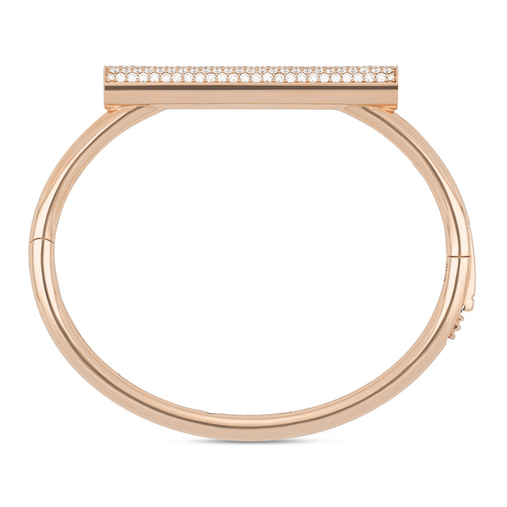 DOMINO BANGLE WITH DIAMONDS