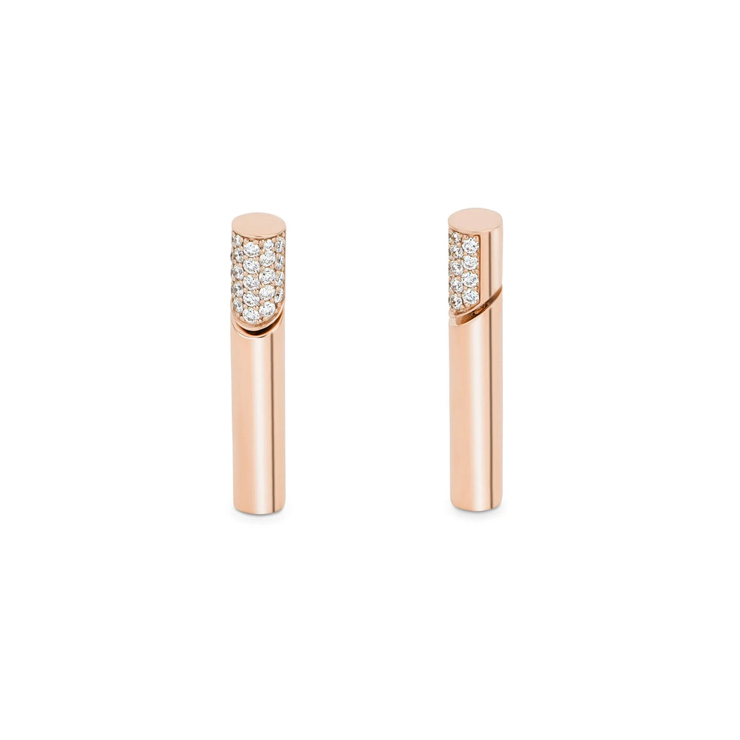 DOMINO EARRINGS WITH DIAMONDS