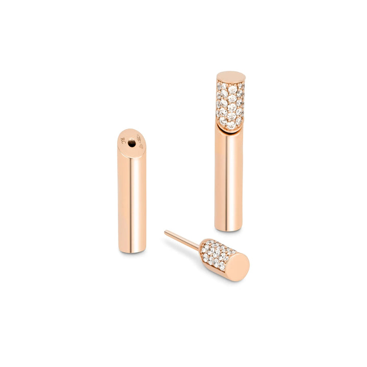 DOMINO EARRINGS WITH DIAMONDS