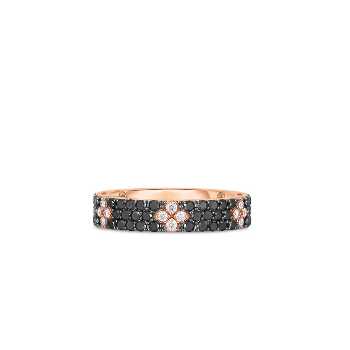 LOVE IN VERONA RING WITH BLACK AND WHITE DIAMONDS