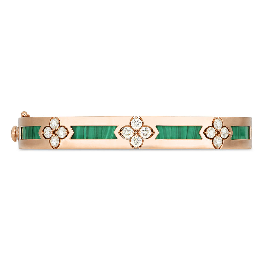 LOVE IN VERONA BANGLE WITH MALACHITE