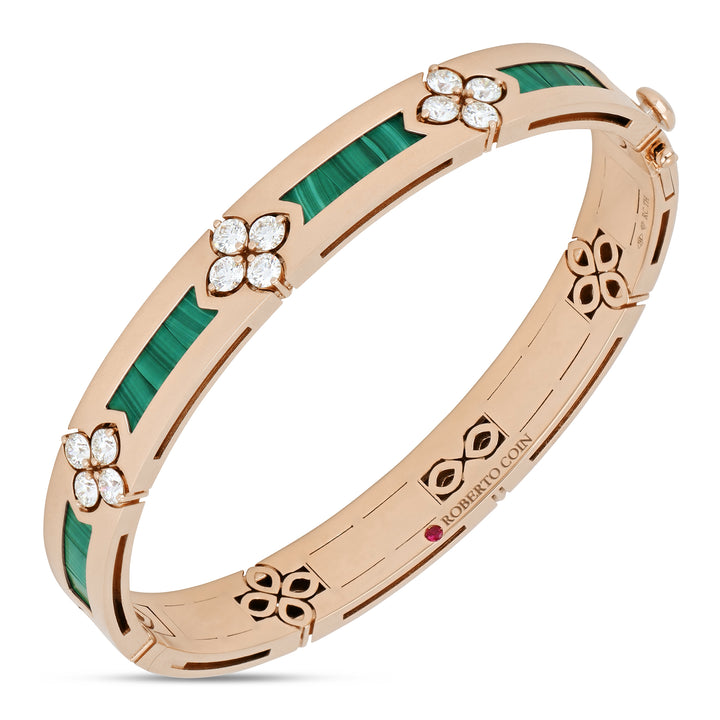 LOVE IN VERONA BANGLE WITH MALACHITE