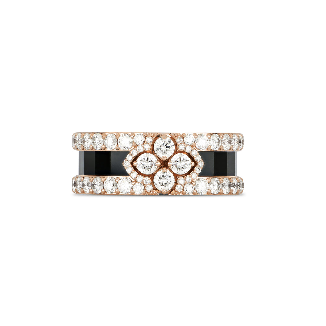 LOVE IN VERONA RING WITH BLACK JADE AND DIAMOND