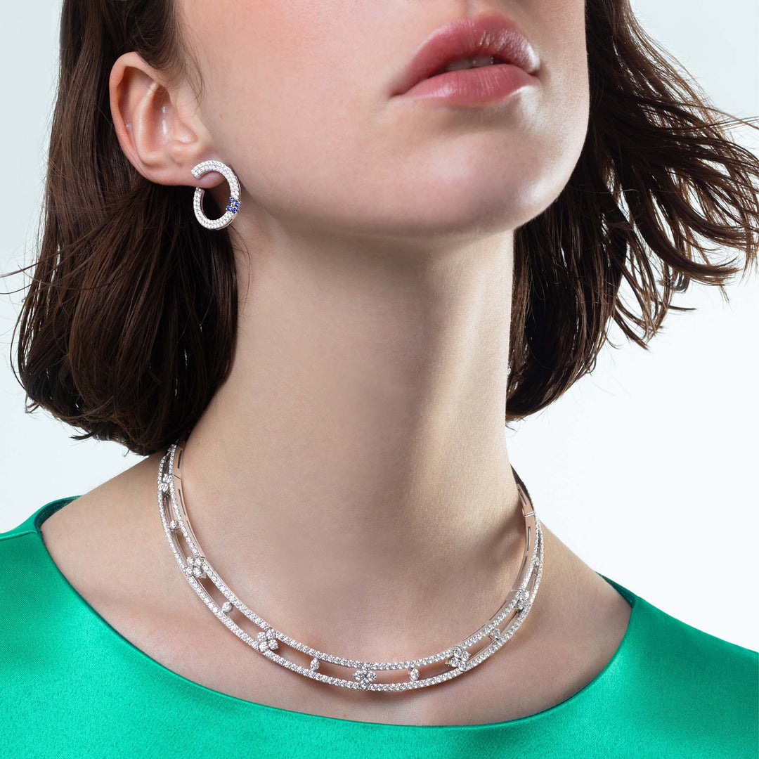 LOVE IN VERONA NECKLACE WITH DIAMONDS