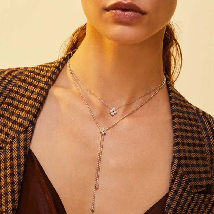 LOVE IN VERONA NECKLACE WITH DIAMONDS