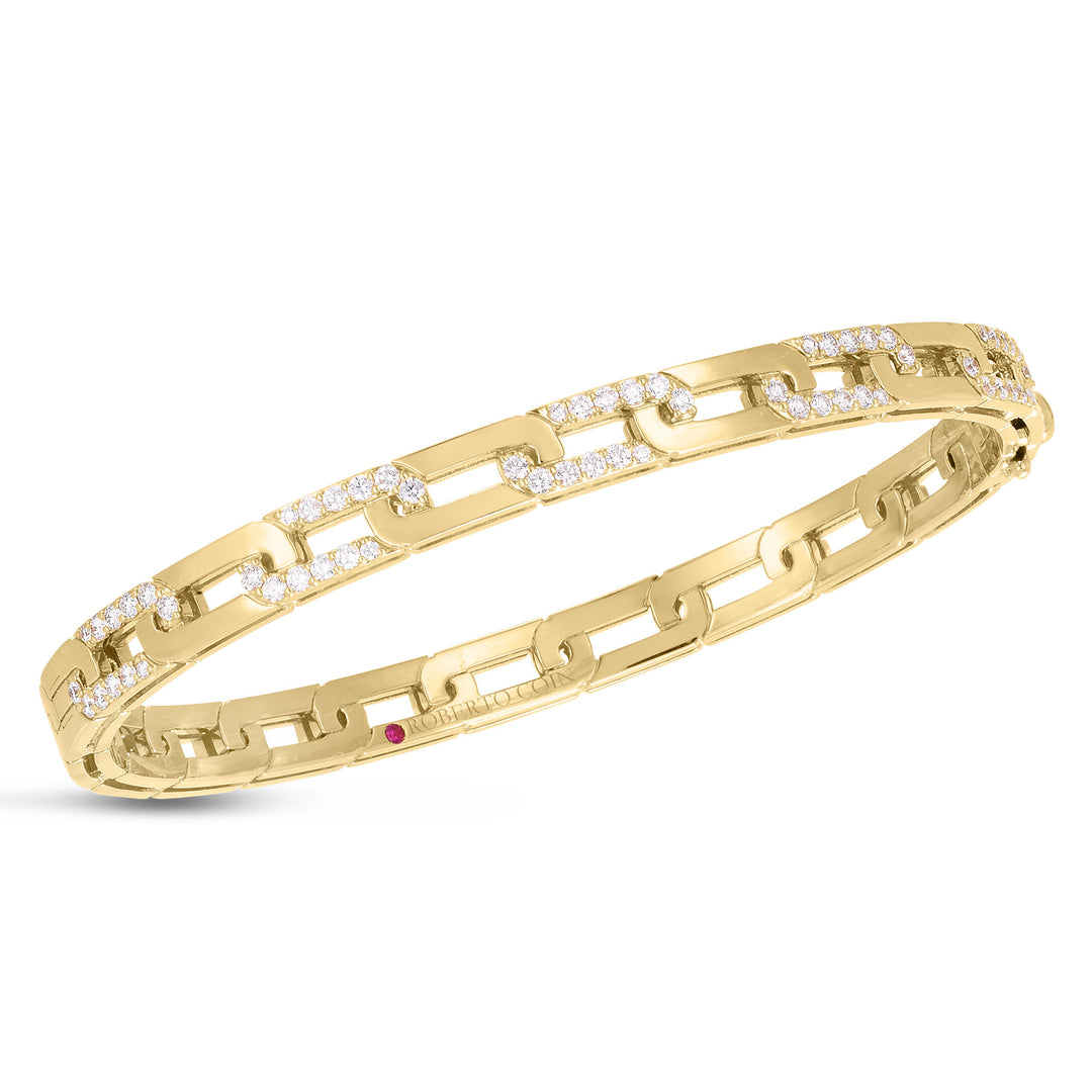 NAVARRA BANGLE WITH DIAMONDS