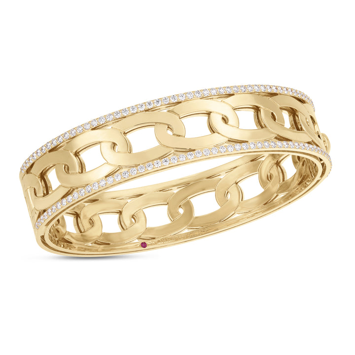 NAVARRA BANGLE WITH DIAMONDS