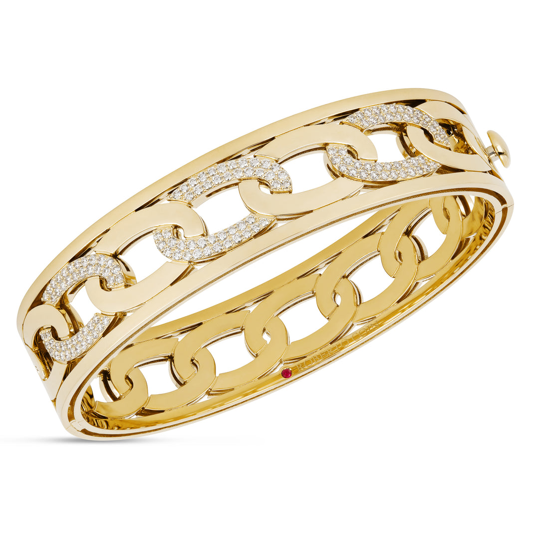 NAVARRA BANGLE WITH DIAMONDS