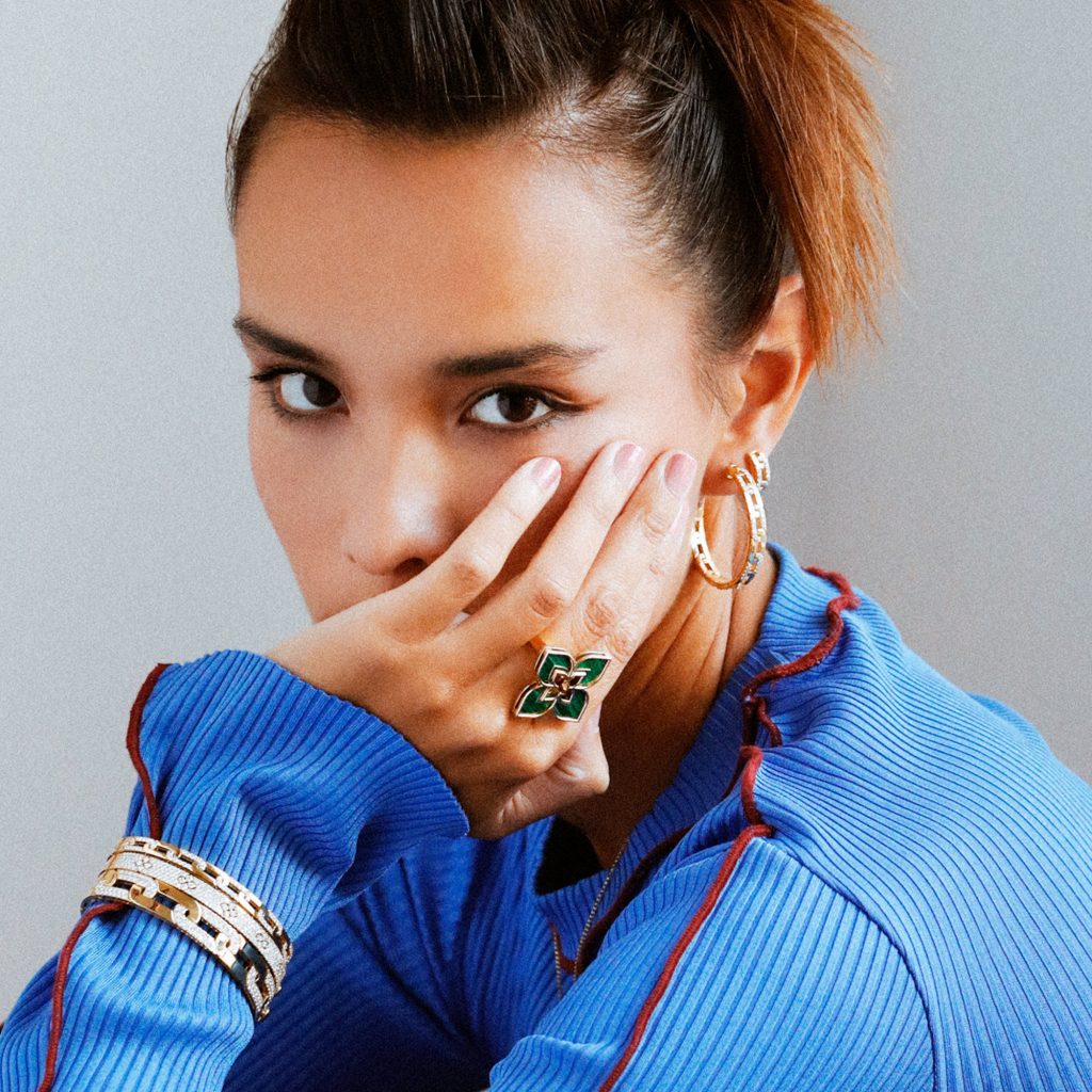 NAVARRA EARRINGS WITH DIAMONDS