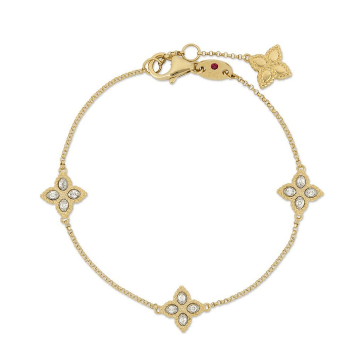 PRINCESS FLOWER BRACELET WITH DIAMONDS