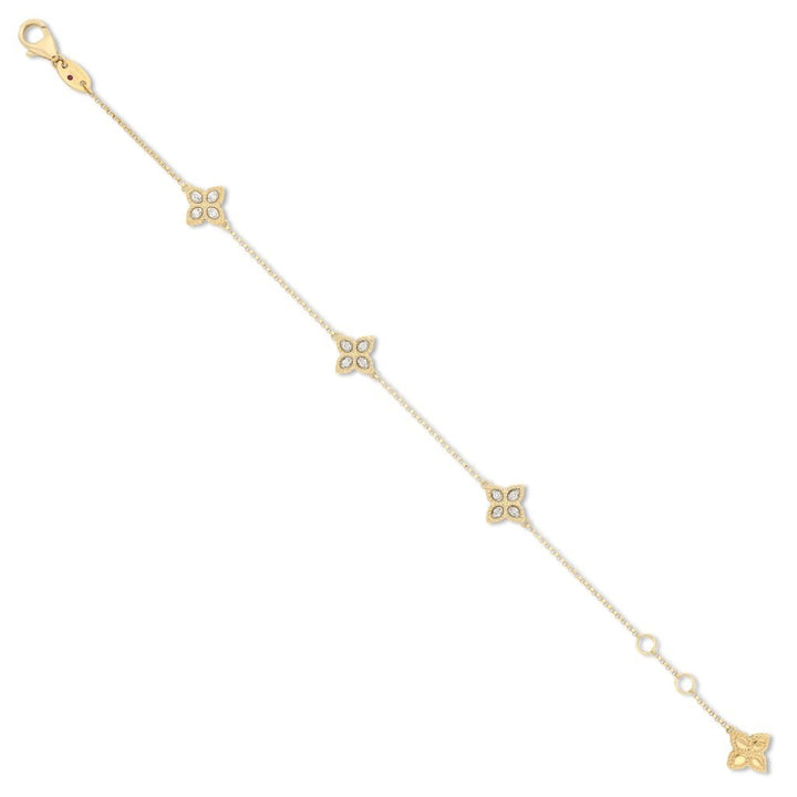 PRINCESS FLOWER BRACELET WITH DIAMONDS