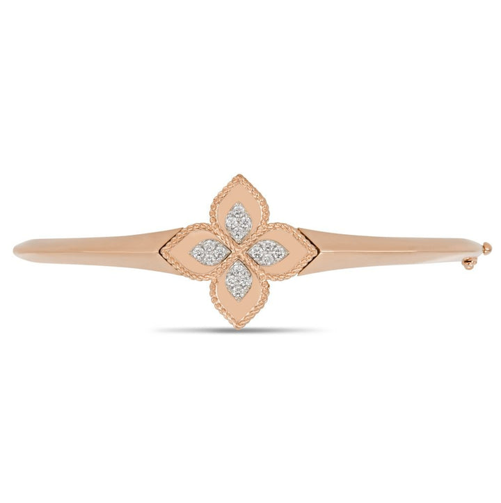 PRINCESS FLOWER BANGLE WITH DIAMONDS