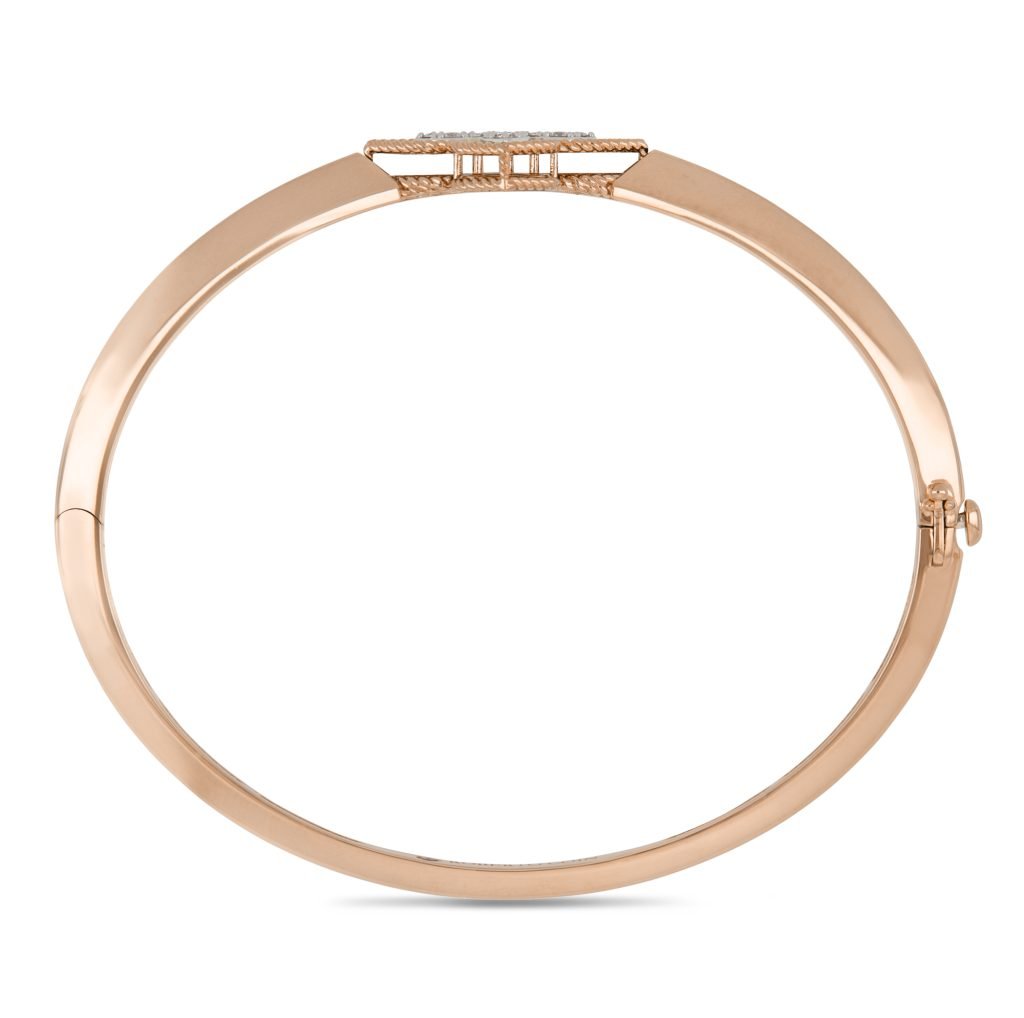 PRINCESS FLOWER BANGLE WITH DIAMONDS