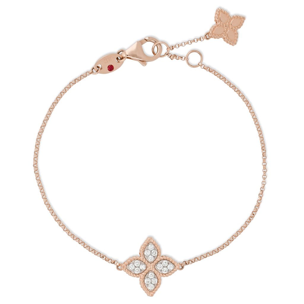 PRINCESS FLOWER BRACELET WITH DIAMONDS