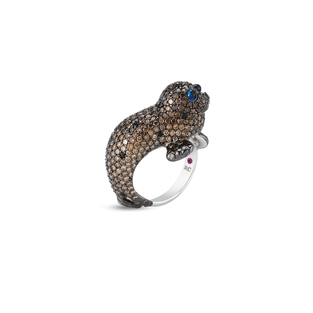RING DIAMONDS ANIMALIER