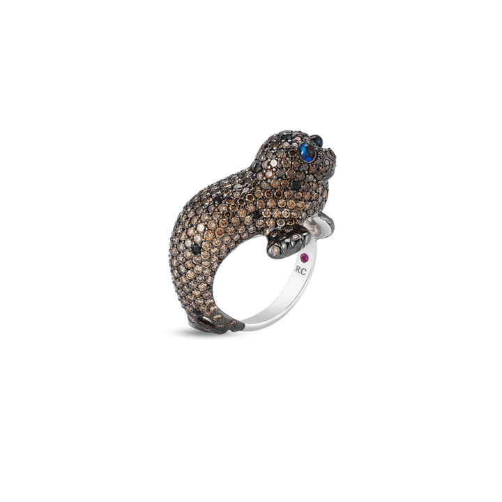 RING DIAMONDS ANIMALIER