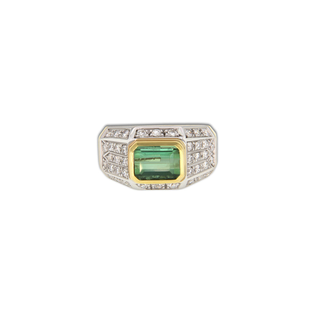 Gold Ring with Peridot