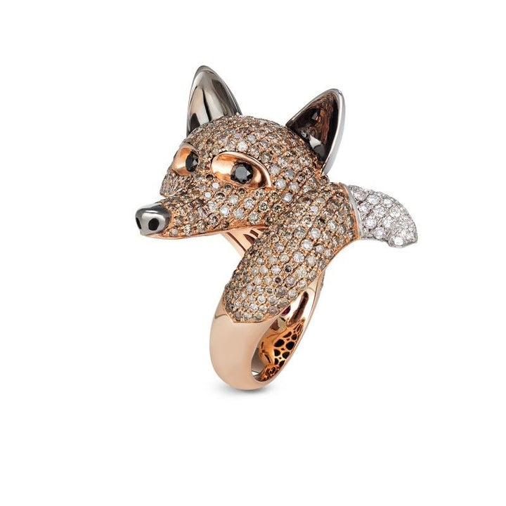 RING DIAMONDS ANIMALIER