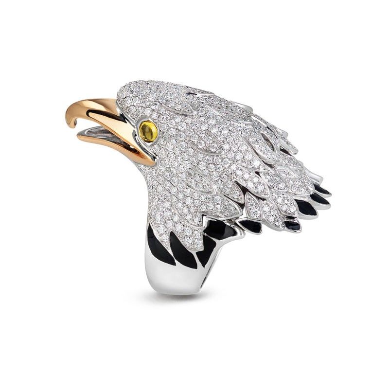 RING DIAMONDS ANIMALIER