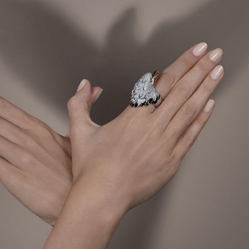 RING DIAMONDS ANIMALIER