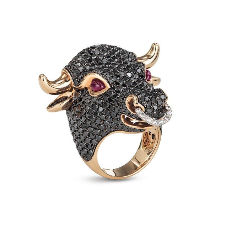 RING DIAMONDS ANIMALIER