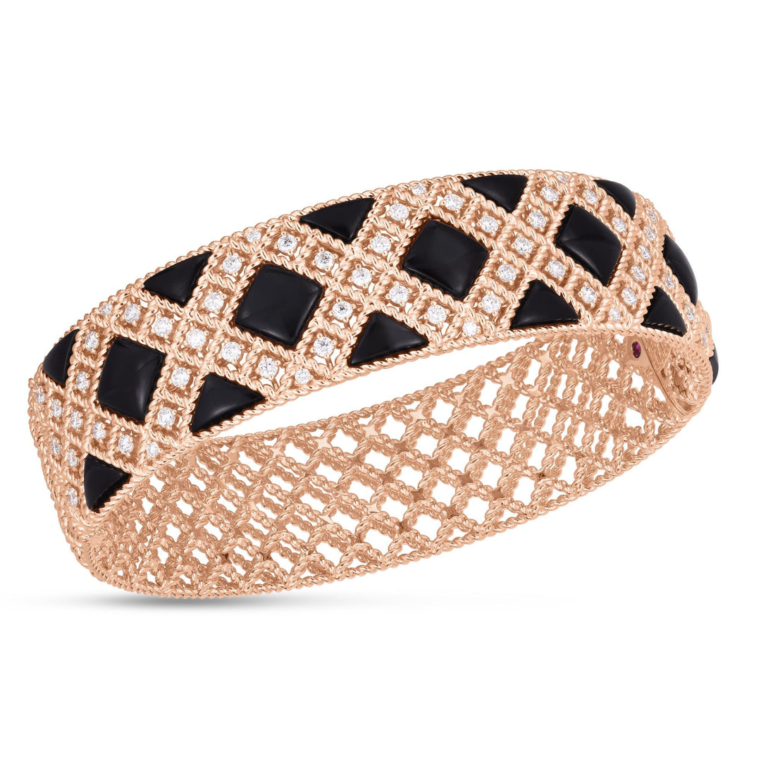 PALAZZO DUCALE BANGLE WITH BLACK JADE