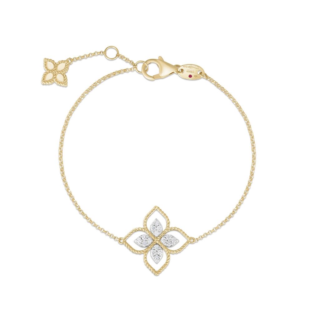 PRINCESS FLOWER BRACELET WITH DIAMONDS