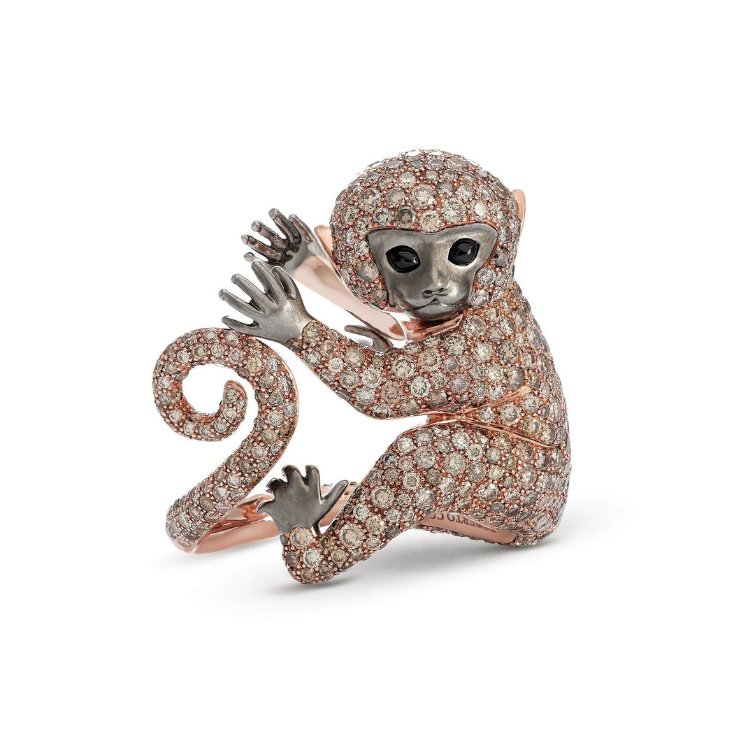 RING DIAMONDS ANIMALIER