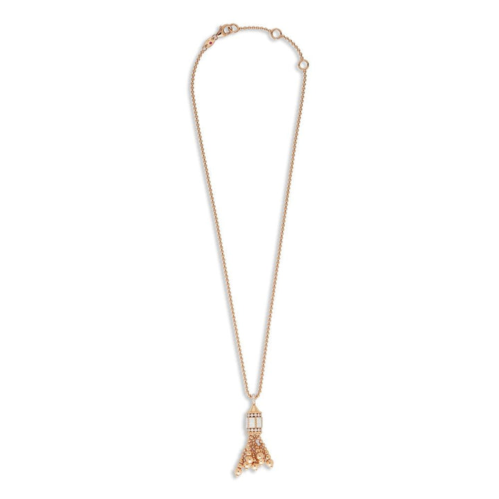 ART DECO NECKLACE WITH MOTHER OF PEARL AND DIAMONDS