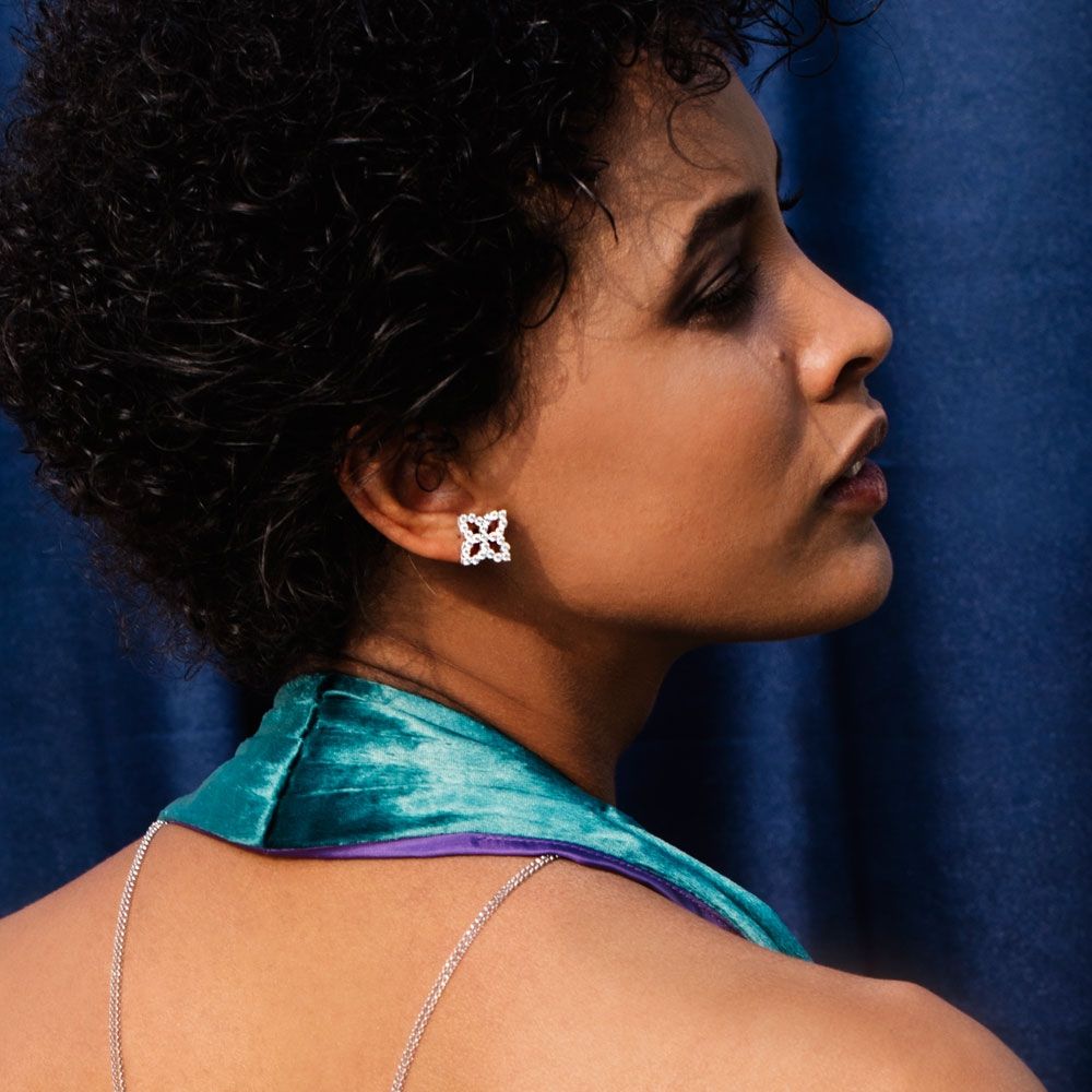 DIAMOND PRINCESS EARRINGS