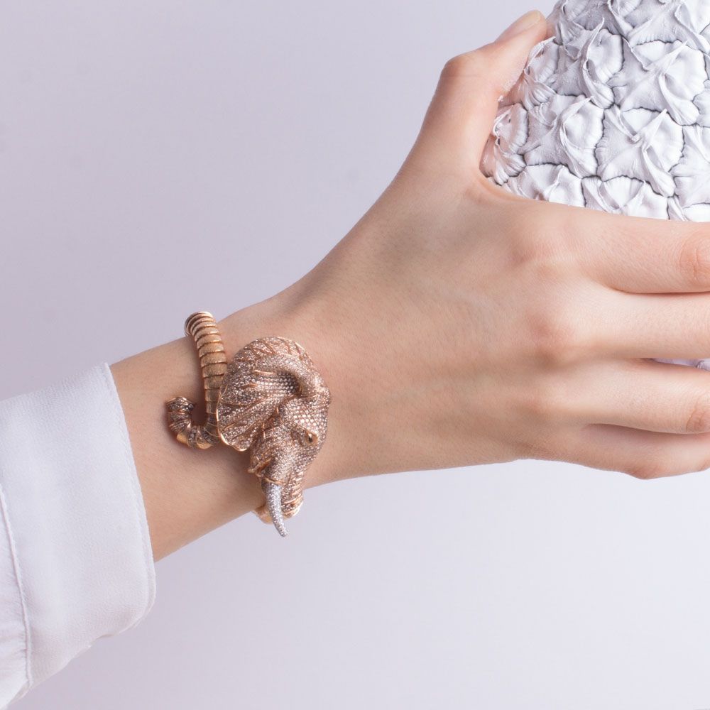 BRACELET DIAMONDS ANIMALIER