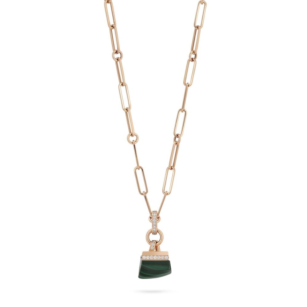 SAUVAGE PRIVE’ NECKLACE WITH MALACHITE