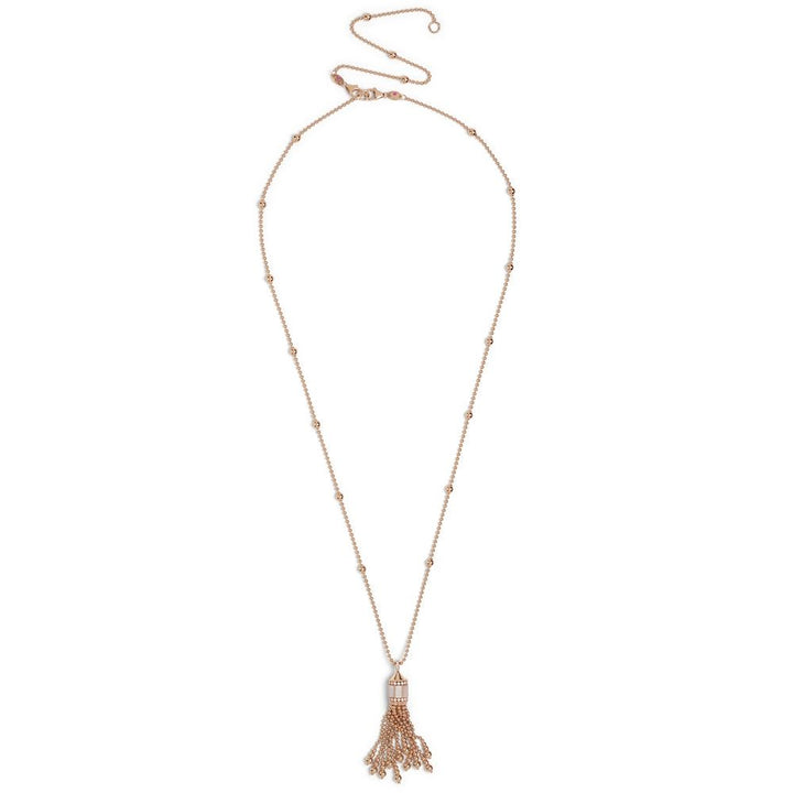 ART DECO NECKLACE WITH MOTHER OF PEARL AND DIAMONDS