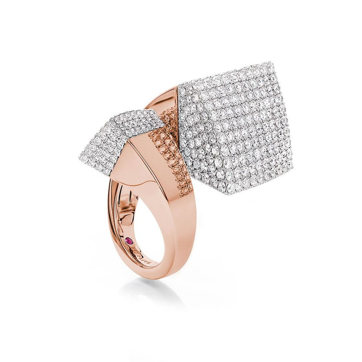 SAUVAGE PRIVE’ RING WITH DIAMONDS