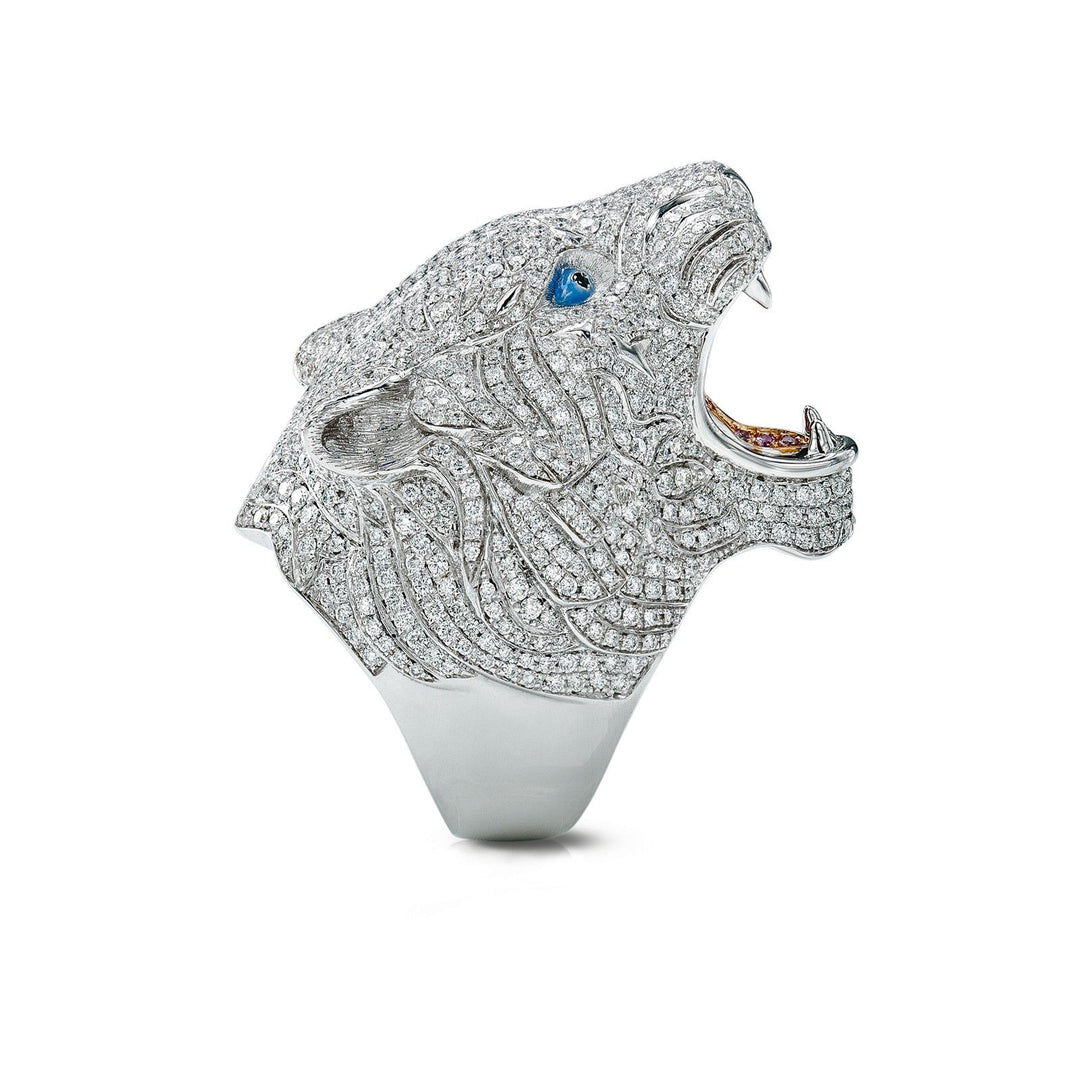 RING DIAMONDS ANIMALIER